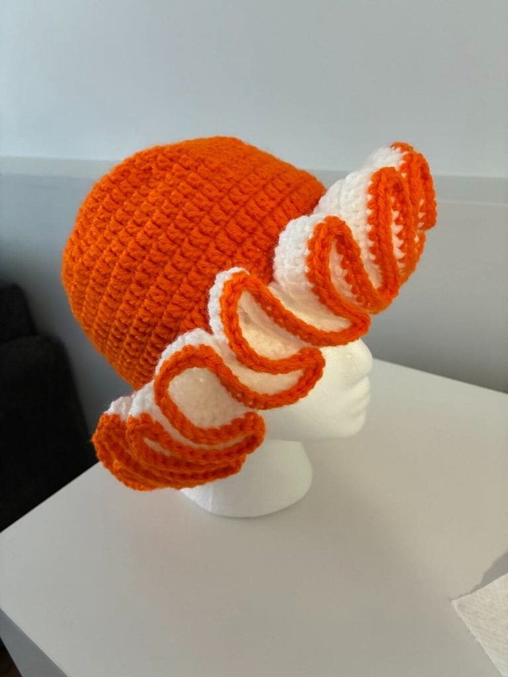Ruffle hat